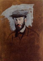 Portrait of Eugene Manet, study 1875